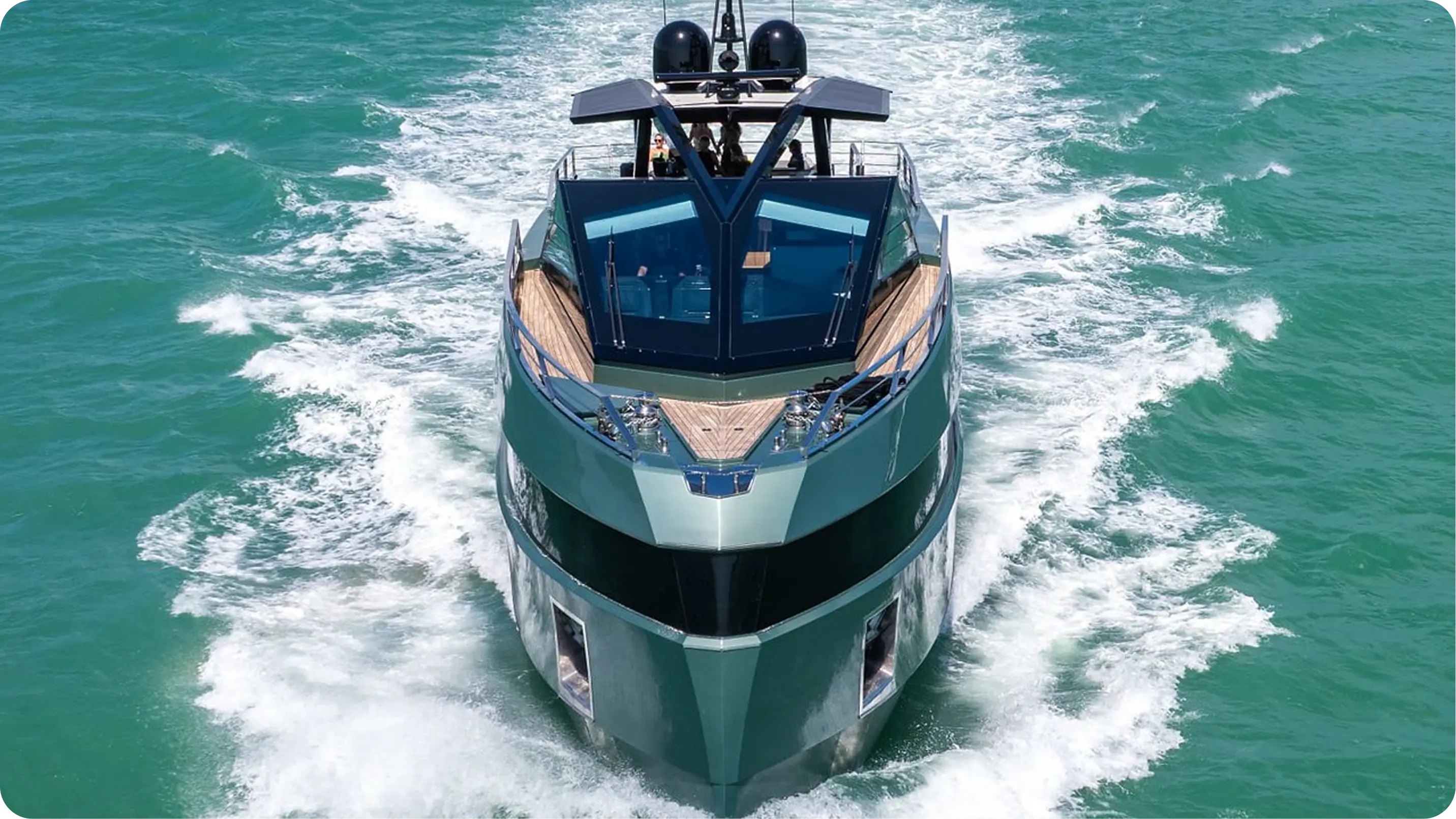 85' Wally yacht charter in Miami for July 4th